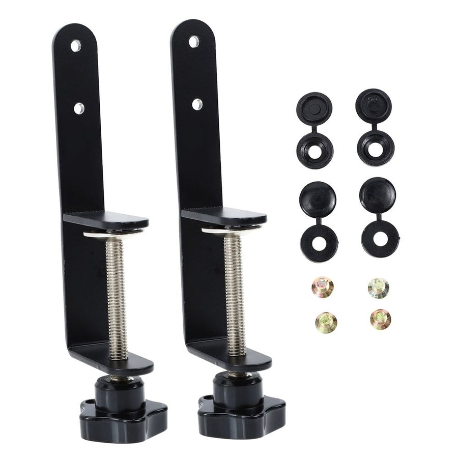Installing Clip Durable Metal for Home Use Black 1Set