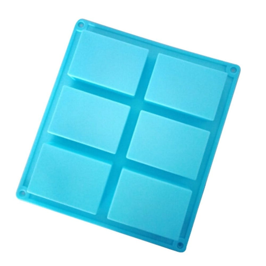 Single 4 Grid Oval Flexible Silicone Soap Mold, Reusable Handmade Soap Tray for Household DIY Craft Dessert Confection Prep