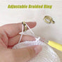 Alloy Anti Wear Knitting Loop Finger Yarn Thread Control Guide Tool For Hand Knitting Craft Enthusiast Sewing Projects