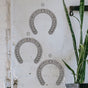 Cast Iron Horseshoe Black Wall Art Decor for Home and Restaurant