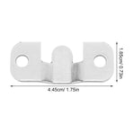 8-Piece Stainless Steel Picture Frame Hooks Set with Flush Mount Gallery Hanging Hardware