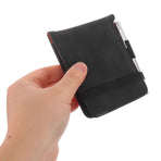 Golf Scorecard Book Black PU Portable Design Secure Grip No Bleed Paper