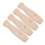 4-Piece Replacement Wood Handles for Grill Tools Set with , Design for BBQ Accessories