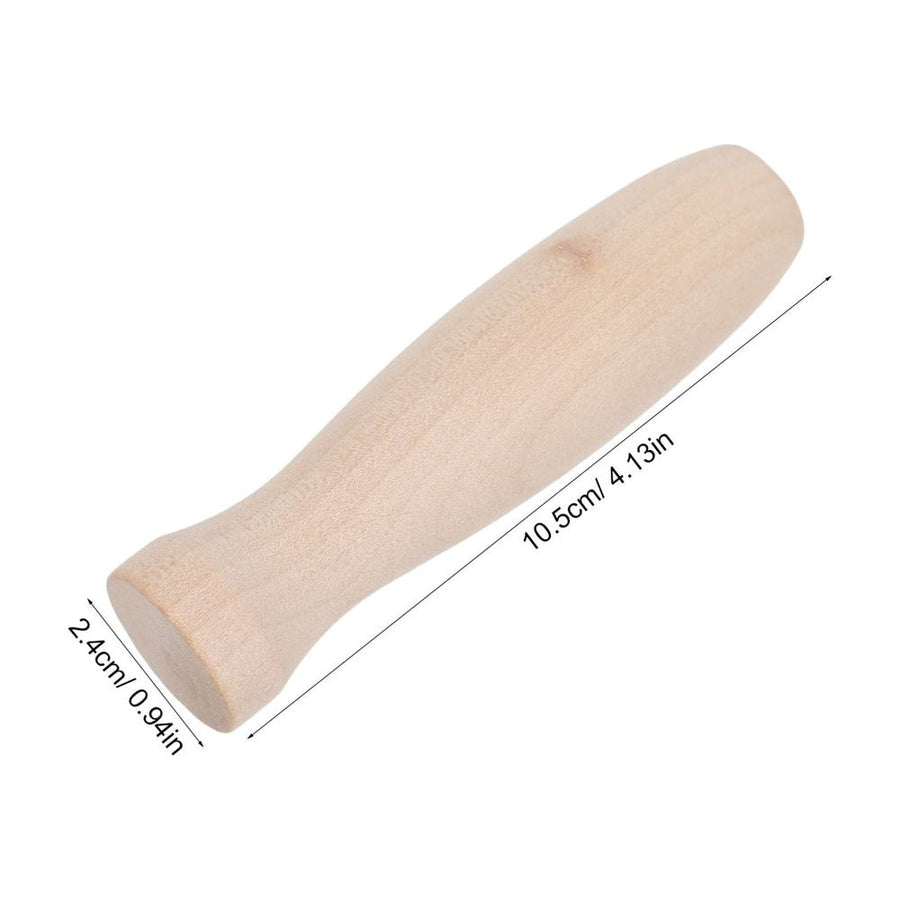 4-Piece Replacement Wood Handles for Grill Tools Set with , Design for BBQ Accessories