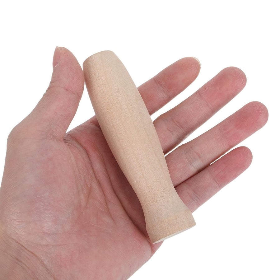 4-Piece Replacement Wood Handles for Grill Tools Set with , Design for BBQ Accessories