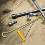 Durable Iron Jack Handle for Manual Lifting and Versatile Use