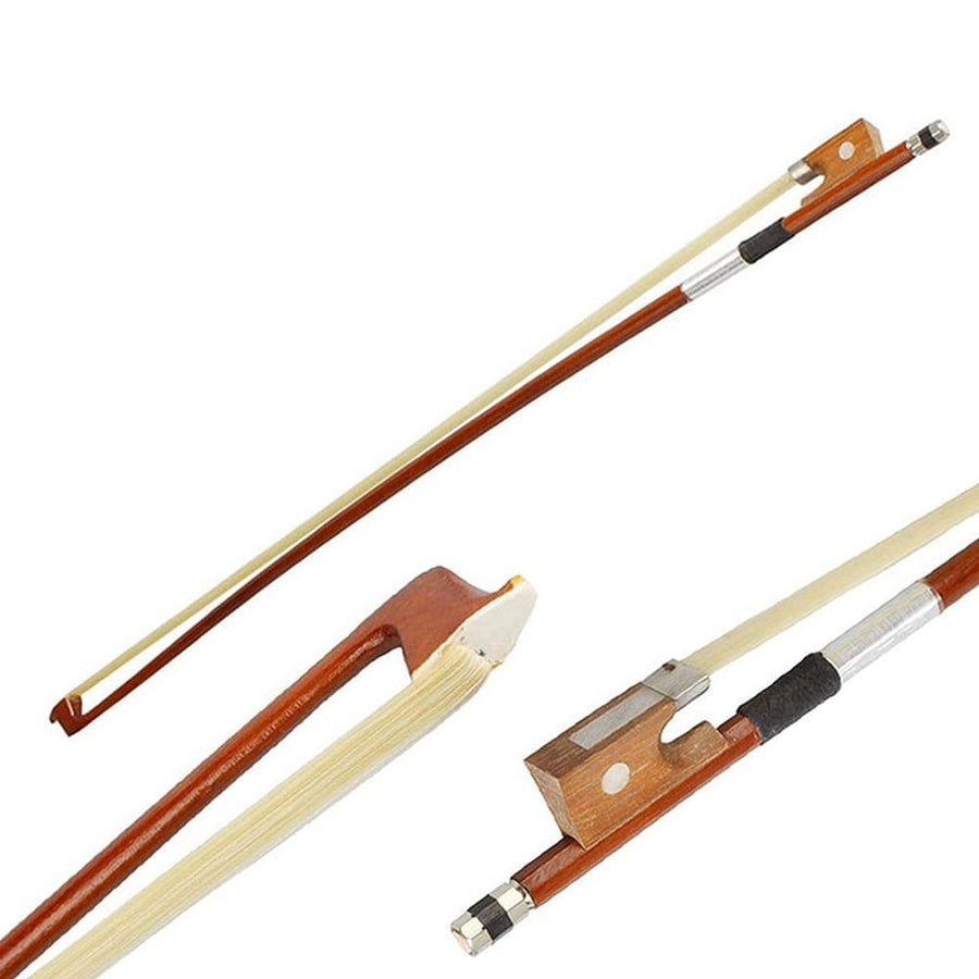 2X Chic and Professional 12 Violin Bow Brown Bow for Violins with Premium,Practical and Sturdy Violin Accessories