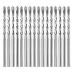 18Inch Drywall Pilot Point Cutting Drill Bit (16 Pack), Cutting Drywall, Suitable for Rotary Zipper Spiral Saws
