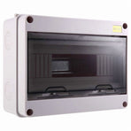 HT-12 Way IP65  Breaker Box Distribution Protection Box ABS Power Electronic Din Rail Enclosure for Circuit Breaker
