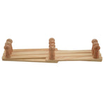Wall Hanger 10 Hooks Pack Of 2 Natural Wood Wall Mounted Expandable Accordion Peg Coat Rack Hanger 2 Pack