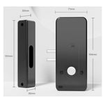 Smart Electron Lock App Bluetooth Punch-Free Door Non-Destructive Installation Remote Sharing Unlocking for Home Door