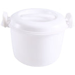 Microwave Rice Cooker Multifunction Small Lunch Container Microwave Cooker Cookware for Microwave Oven 17.5x21x14cm