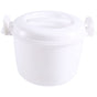 Microwave Rice Cooker Multifunction Small Lunch Container Microwave Cooker Cookware for Microwave Oven 17.5x21x14cm