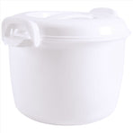 Microwave Rice Cooker Multifunction Small Lunch Container Microwave Cooker Cookware for Microwave Oven 17.5x21x14cm