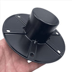 2X RV Trailer Table Base Mount Pedestal Base Round Flush Mount Table Leg Base,2 x RV Trailer Table Base Mount kit,Black