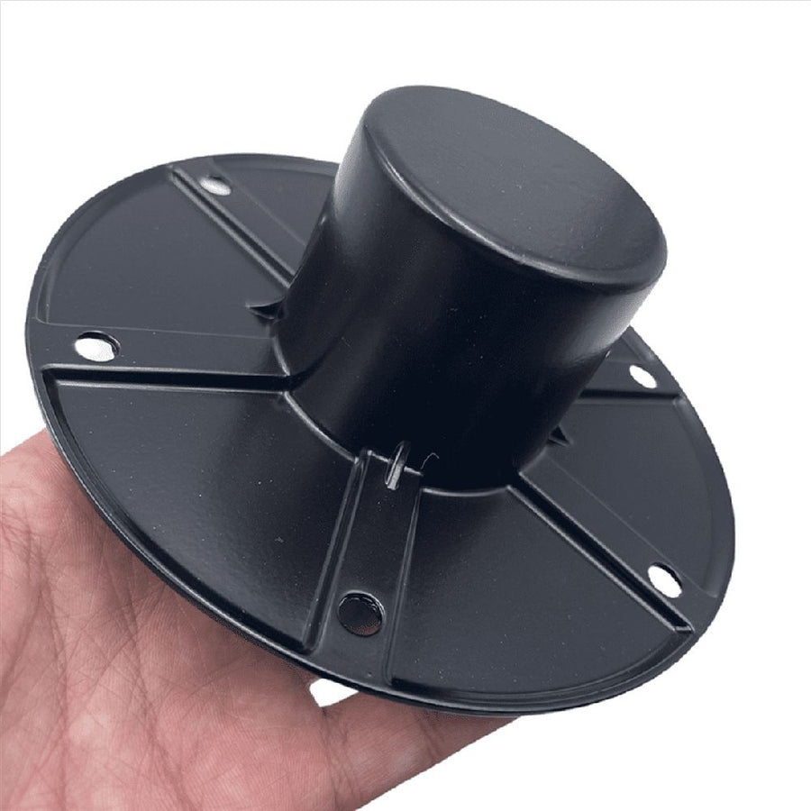 2X RV Trailer Table Base Mount Pedestal Base Round Flush Mount Table Leg Base,2 x RV Trailer Table Base Mount kit,Black