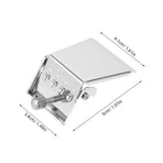 Plated Silver Tailpiece for Guitar DIY Repair and Restoration