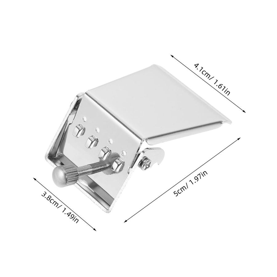 Plated Silver Tailpiece for Guitar DIY Repair and Restoration