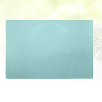 Silicone Dough Mat, Green, Non-Slip and Heat-Resistant, with Scale for Baking, 1Pc