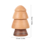 Beige Wooden Toothpick Holder Dustproof Moistureproof Storage Rectangular Home Decoration