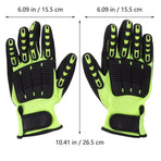 Non-Slip Heavy Duty Gloves with Impact Resistance for Garden and Construction