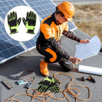 Non-Slip Heavy Duty Gloves with Impact Resistance for Garden and Construction