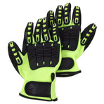 Non-Slip Heavy Duty Gloves with Impact Resistance for Garden and Construction