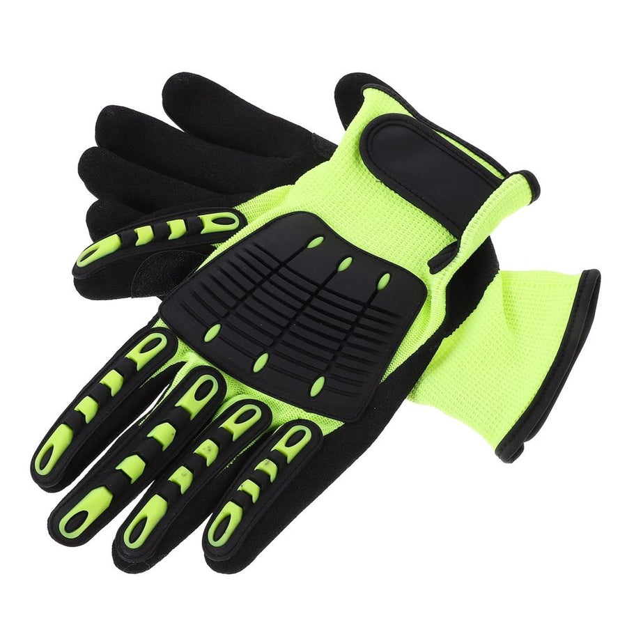Non-Slip Heavy Duty Gloves with Impact Resistance for Garden and Construction