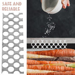 Stainless Steel Griddle Mesh Screen, Silver Bbq Grill Food Protector