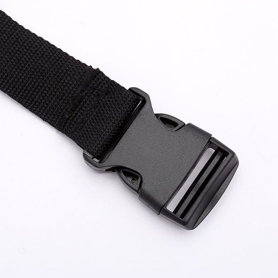 10-Pack Adjustable Black Travel Luggage Straps, Baggage Packing Belts to Secure Suitcases and Bags
