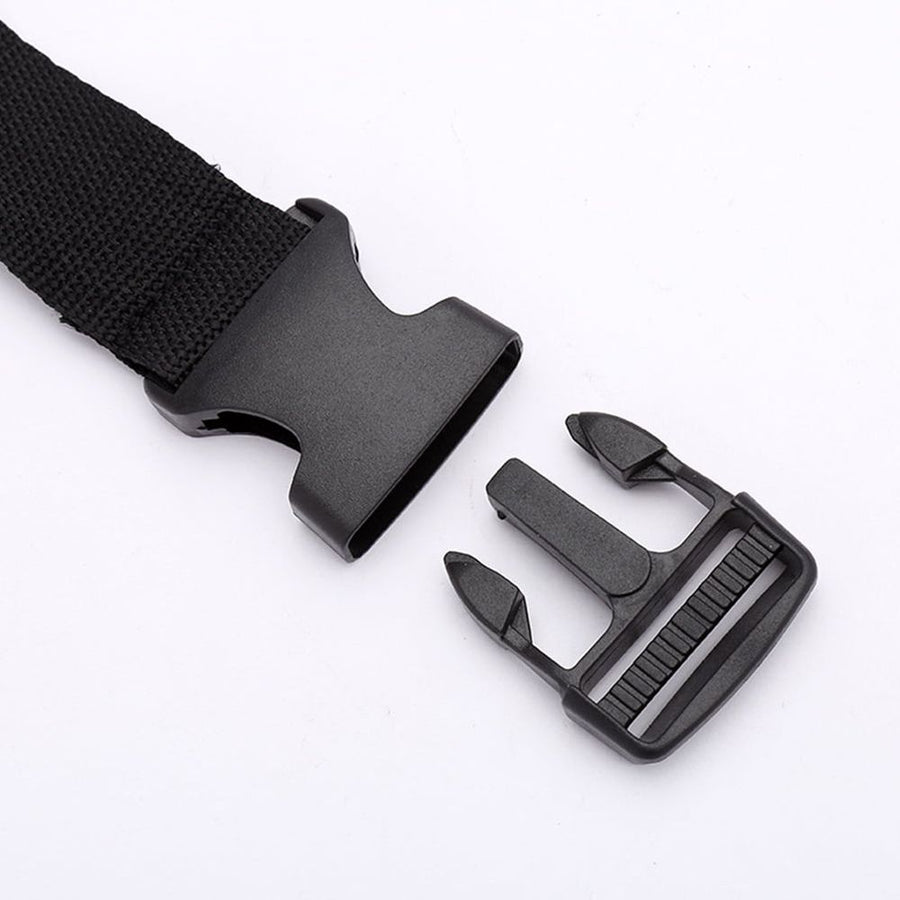 10-Pack Adjustable Black Travel Luggage Straps, Baggage Packing Belts to Secure Suitcases and Bags