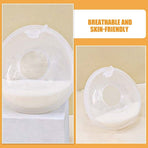 2-Pack Leakproof Silicone Collector Shells Pads for Comfortable and Convenient Breastfeeding Moms