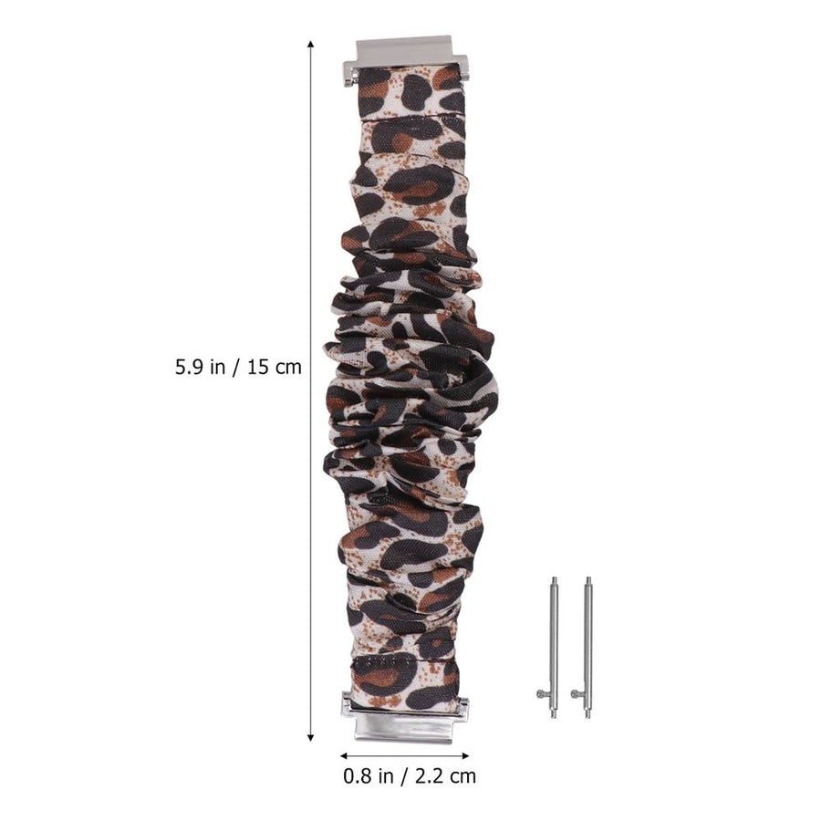 1Pc Premium Cloth Watch Band Leopard Pattern Headband Style for Watch Accessory