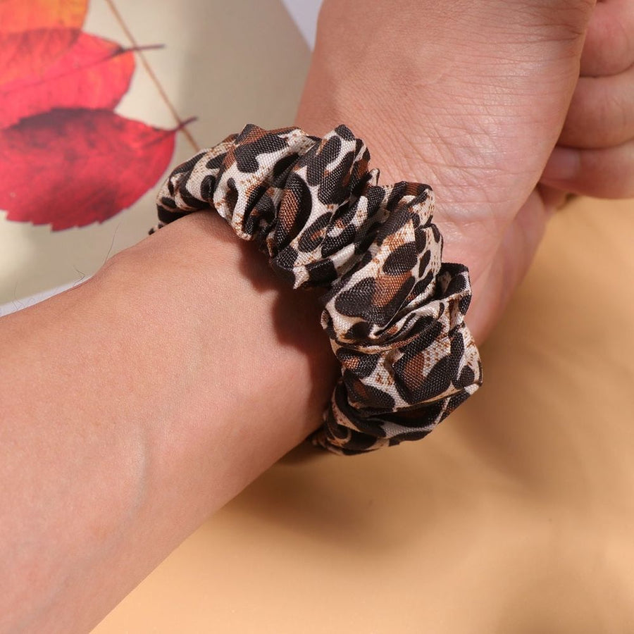 1Pc Premium Cloth Watch Band Leopard Pattern Headband Style for Watch Accessory