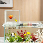 Auto Refill Acrylic Fish Tank with Stable Water Level Transparent