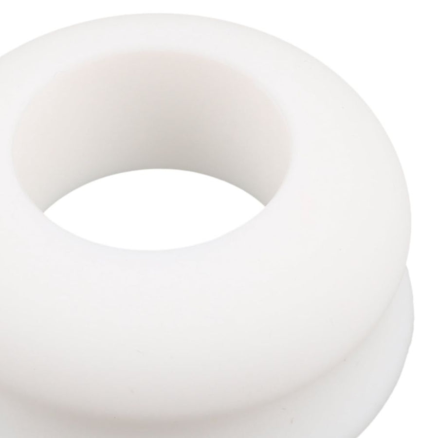 2Pcs White Baseball Bat Choke Up Rings Soft Grip Taper Knob for Secure Swing