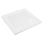 Universal White Bathroom Exhaust Fan Grille with Easy Installation and Quiet Operation