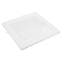 Universal White Bathroom Exhaust Fan Grille with Easy Installation and Quiet Operation