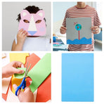 Foam Board Sheets Blue PVC Coated for DIY Crafts and Projects 10Pcs