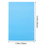 Foam Board Sheets Blue PVC Coated for DIY Crafts and Projects 10Pcs