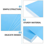 Foam Board Sheets Blue PVC Coated for DIY Crafts and Projects 10Pcs