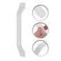 White Plastic Bathroom Handrail Comfortable Grip for Home and Rv Easy Install