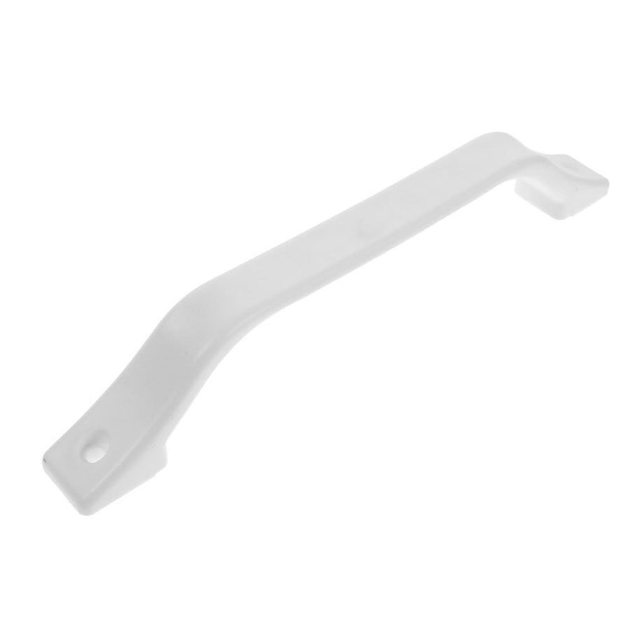 White Plastic Bathroom Handrail Comfortable Grip for Home and Rv Easy Install