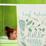 Adjustable White Tension Rod for Clothes Drying and Shower Curtains - Wall-Friendly, No Damage