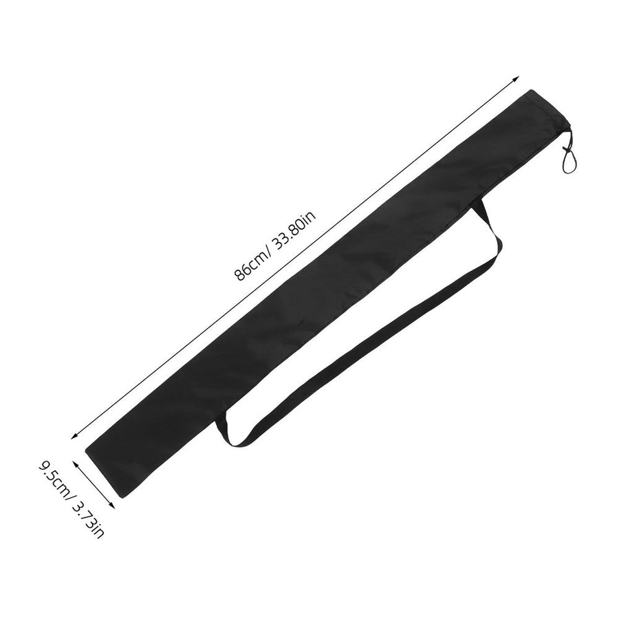 Oxford Cloth Baseball Bat Bag Black Lightweight for Storage Versatile Carry 2Pcs