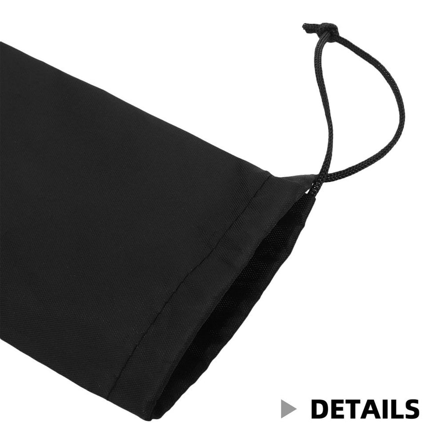 Oxford Cloth Baseball Bat Bag Black Lightweight for Storage Versatile Carry 2Pcs