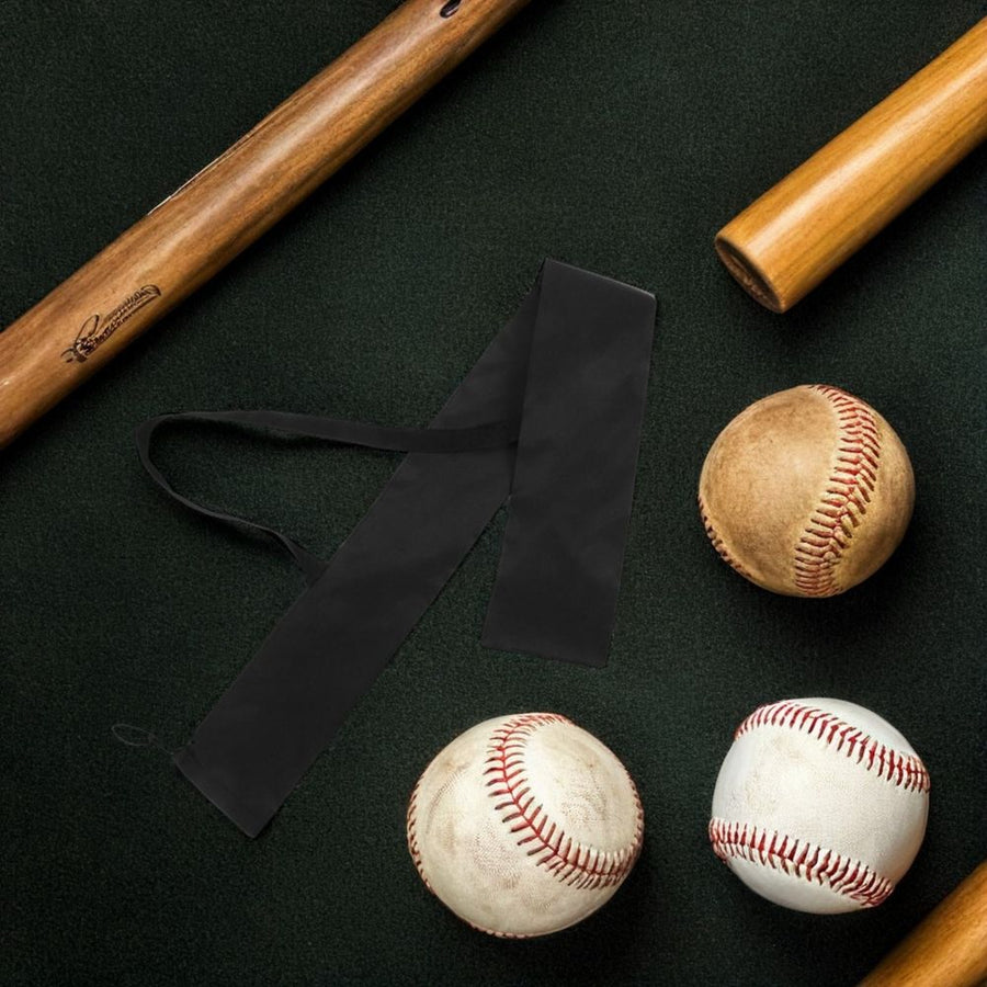 Oxford Cloth Baseball Bat Bag Black Lightweight for Storage Versatile Carry 2Pcs