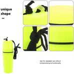 2Pcs Portable Waterproof Dry Box Yellow Watertight Case for Kayaking and Surfing