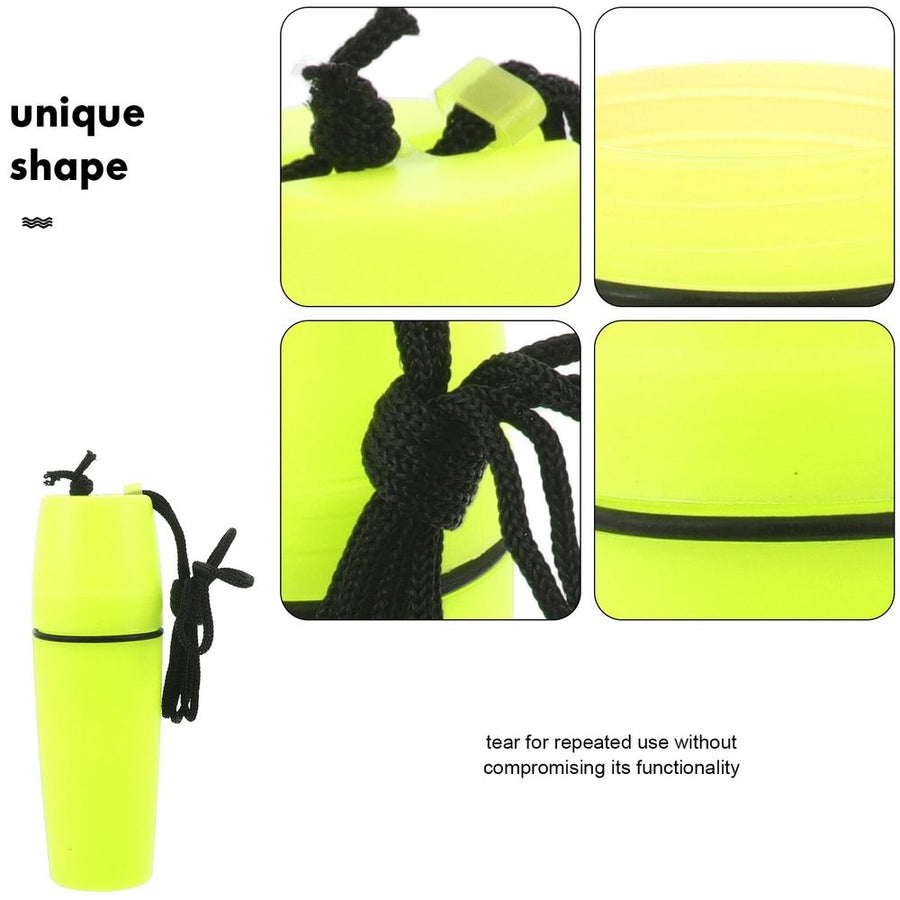 2Pcs Portable Waterproof Dry Box Yellow Watertight Case for Kayaking and Surfing