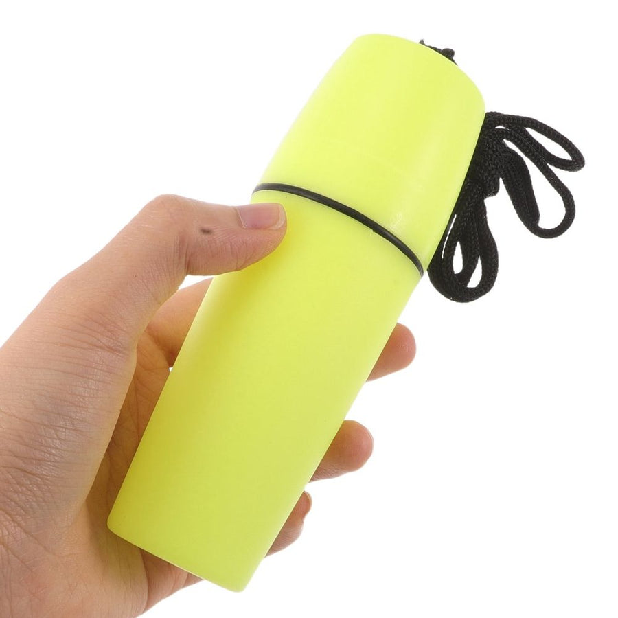 2Pcs Portable Waterproof Dry Box Yellow Watertight Case for Kayaking and Surfing